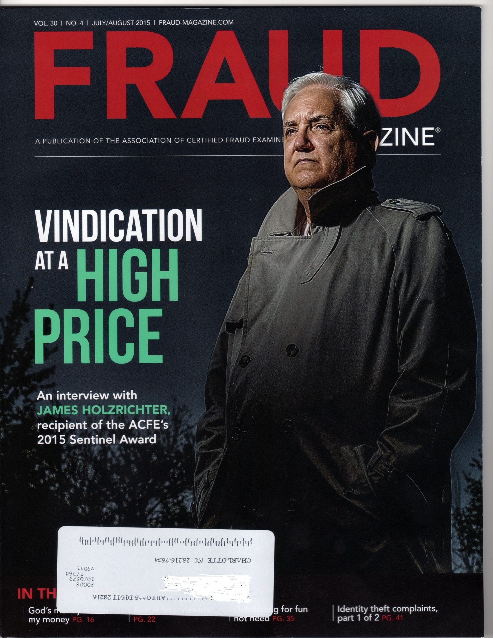 Fraud Magazine - July-Aug 2015 - cover