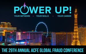 ACFE Fraud Conference Global 2018 power up