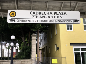 Streetcar stop Cadrecha Plaza